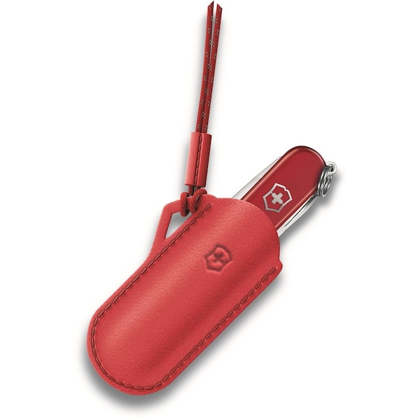 Swiss Army Brands 2024 Victorinox Leather Pouch, Style Icon Style Icon Red, Cc Box VIC-4.0670 - main
